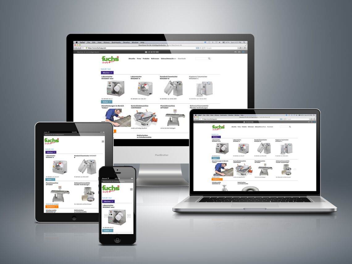 webdesign maschinenbau