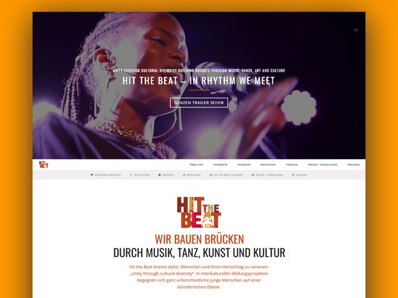 tanz musik und kunst website