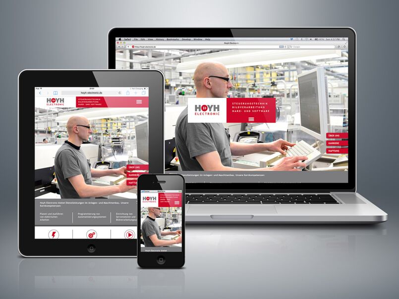 anlagen- und maschinenbau websitedesign